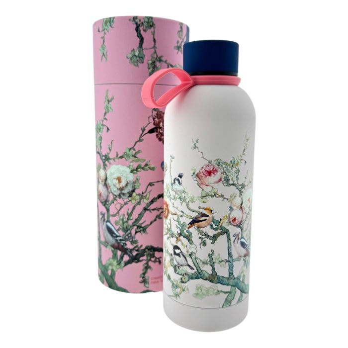 Water Bottle Forrest Birds Pink - Gift Package