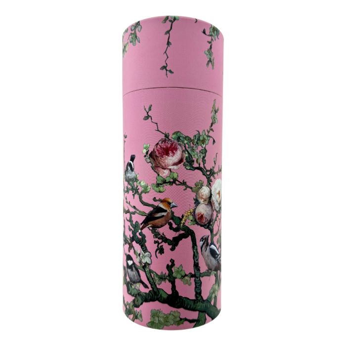 Water Bottle Forrest Birds Pink - Gift Package