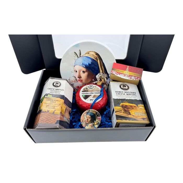 Kerstpakket Kunst & Smaak - Meisje met Parel