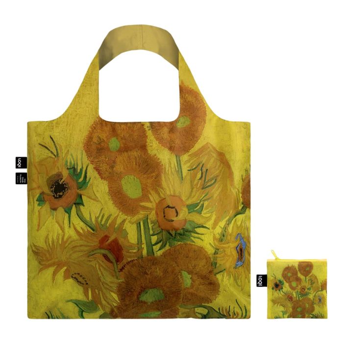 Loqi Opvouwbare Shopper "Zonnebloemen, Van Gogh"