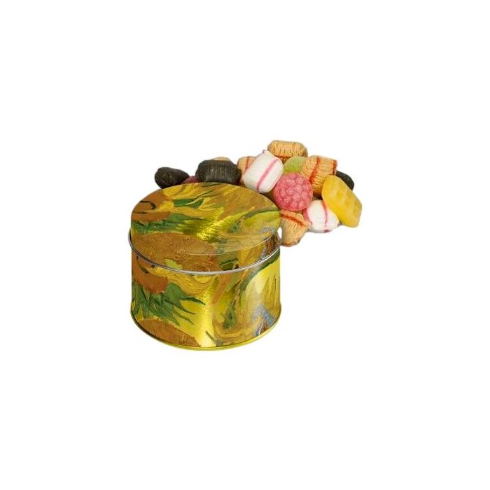 Delicacy tin Van Gogh Sunflowers with Old Dutch Sweets