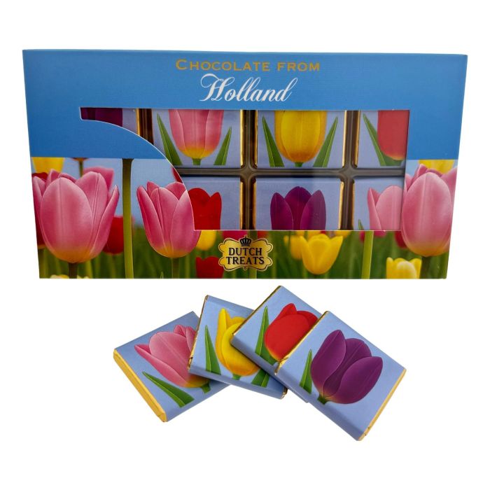 Gift Set Tulip Chocolate from Holland - Orange