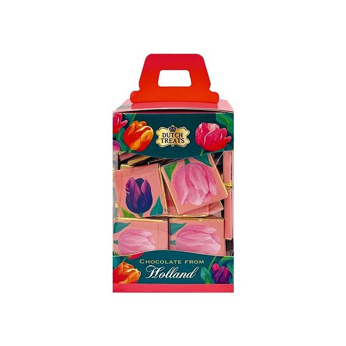Geschenkdoos Chocoladetabletjes met Tulpen (250g)