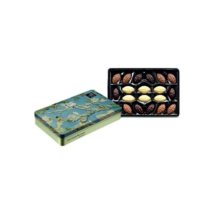 Van Gogh Chocolate Tin - Almond Blossom Relief