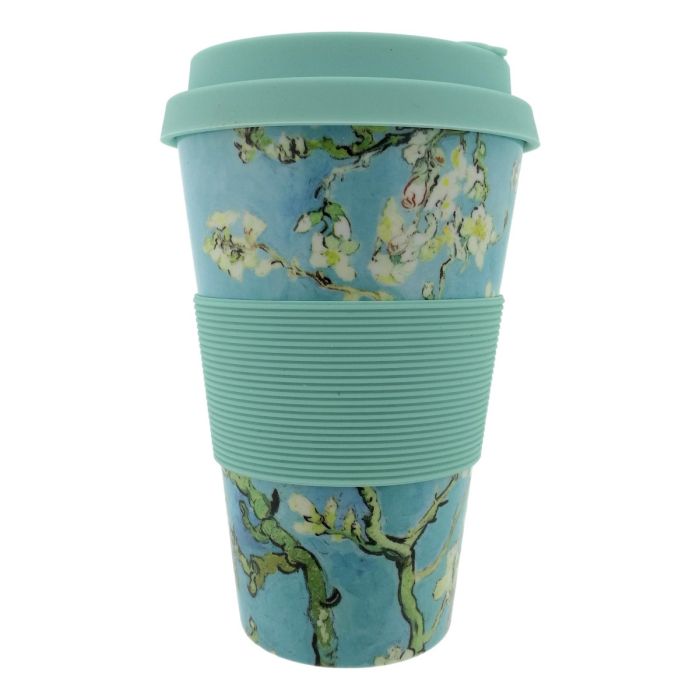 Take Away Mug with Almond Blossoms Design