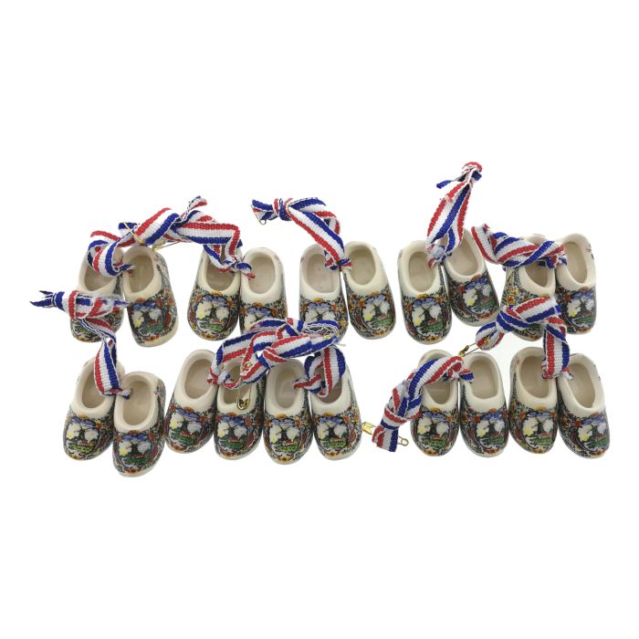 Set of two clogs corsage, full color, 10 pcs.
