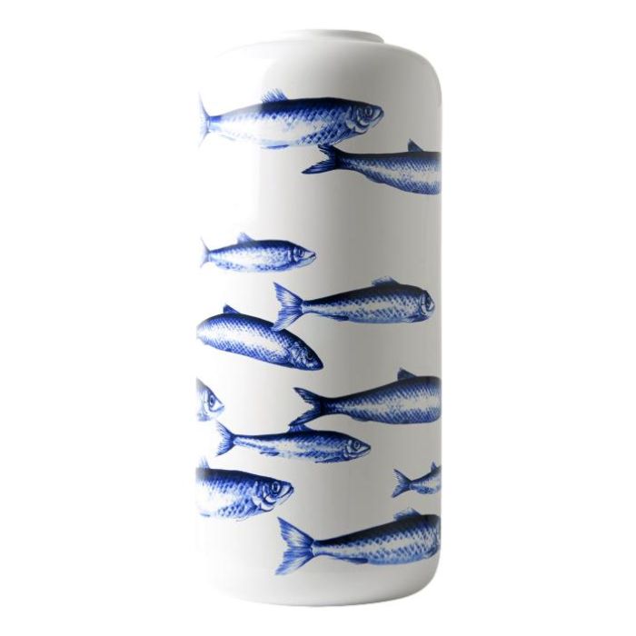 Cylinder Vase Fish, 31 cm