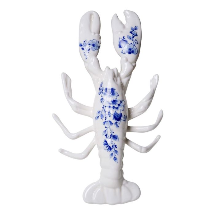 Lobster Wall Decoration - Ceramic - Delft Blue - 25 cm