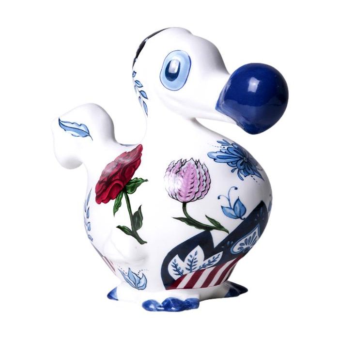 Ceramic Dodo - Seven Roses - 17 cm