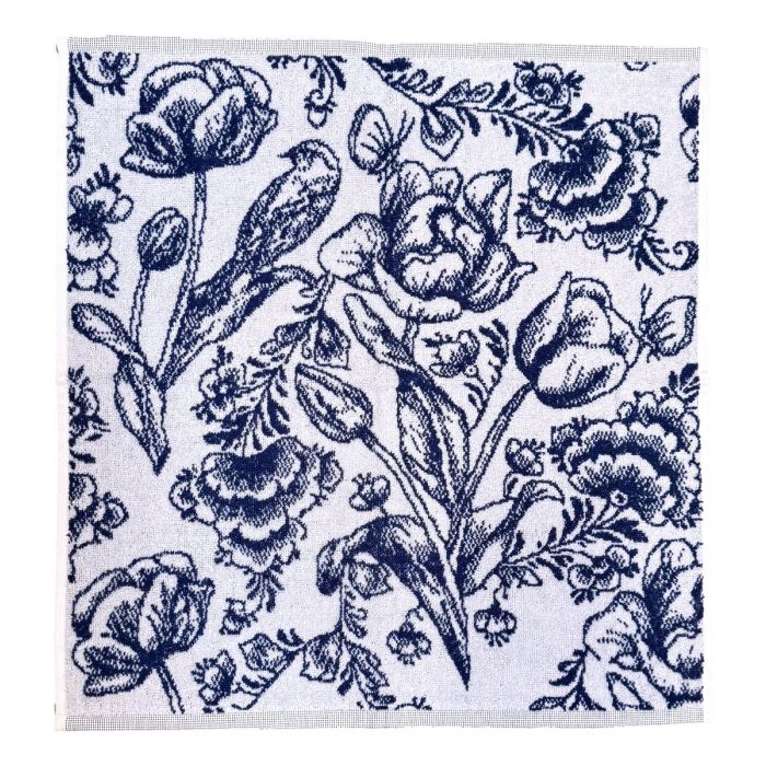 Keuken handdoek "Blauwe Tulpen"