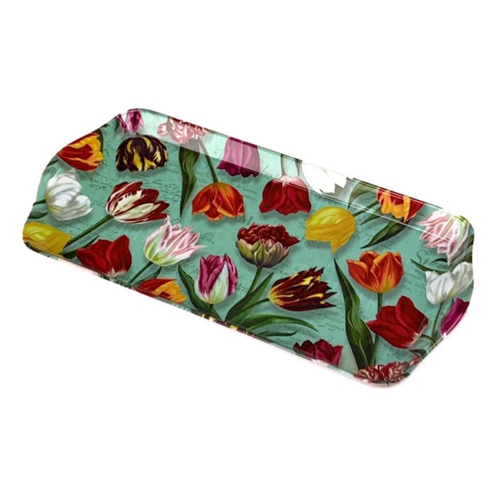 Dienblad 'Pretty Tulips' - Groen - Medium 