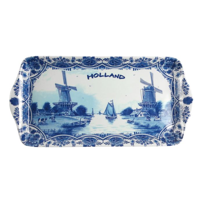 Dienblad Holland  Delfts blauw, medium