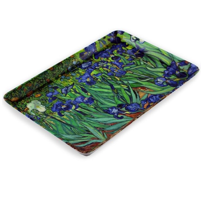 Dienblad "Irissen, Van Gogh" 
