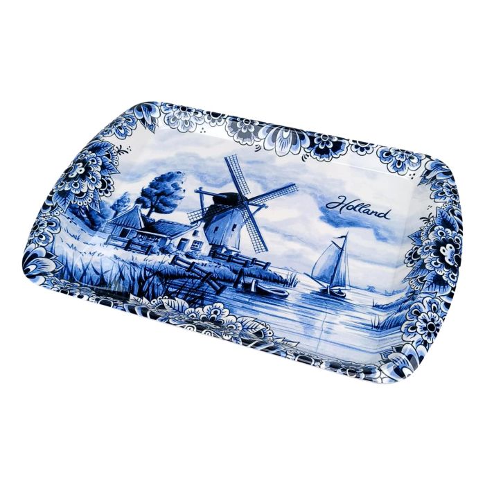 Serving Tray "Holland" Delft Blue Classic , Large