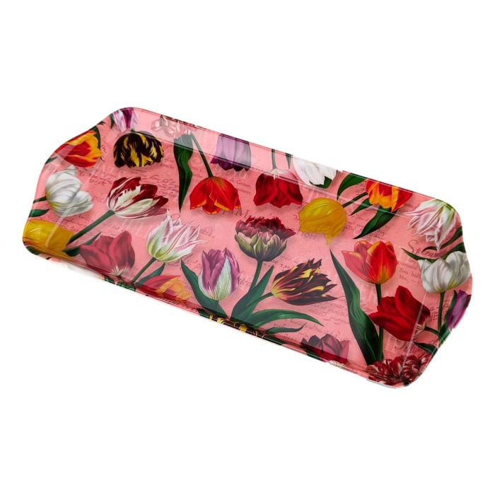 Dienblad 'Pretty Tulips' - Roze - Medium