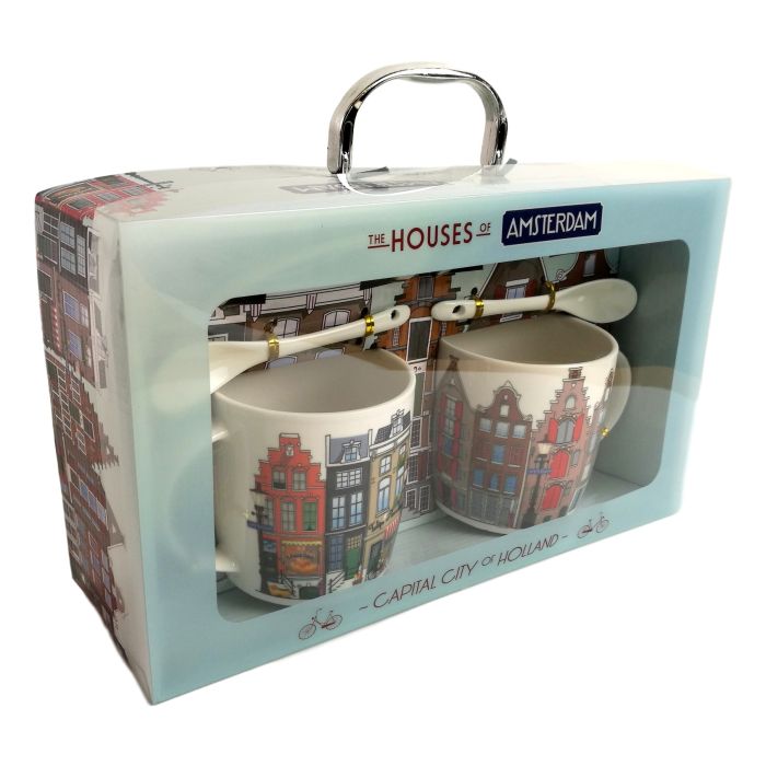 Geschenkset "Amsterdam Grachtenhuizen"