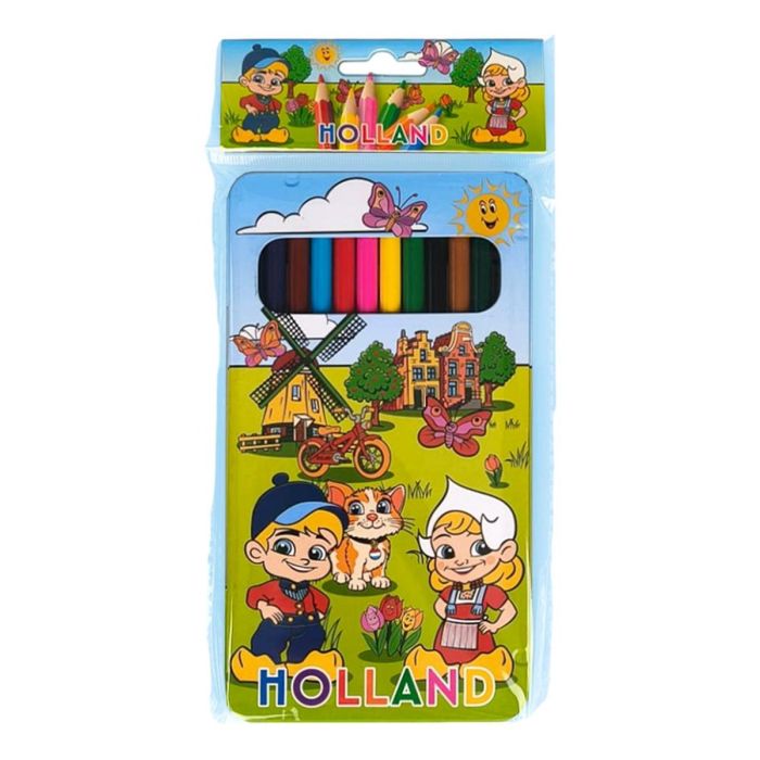 Set of 12 Holland colored pencils