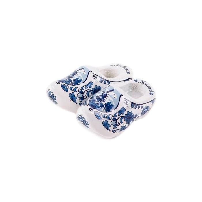 Magnet Two Delft Blue clogs, 4 cm