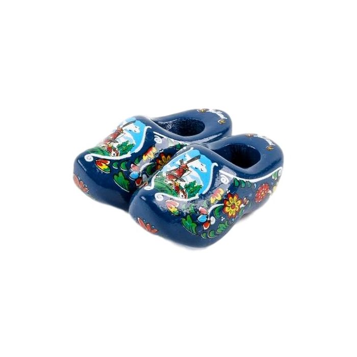 Clog Magnet Blue, Double 5 cm