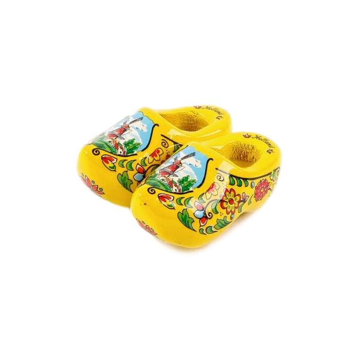 Clog Magnet Yellow, Double 5 cm