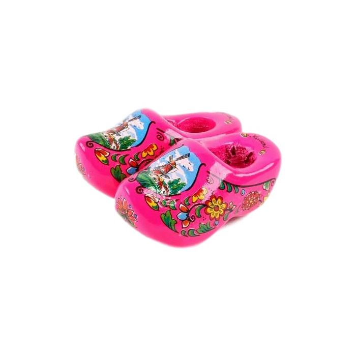 Clog Magnet Magenta, Double 5 cm