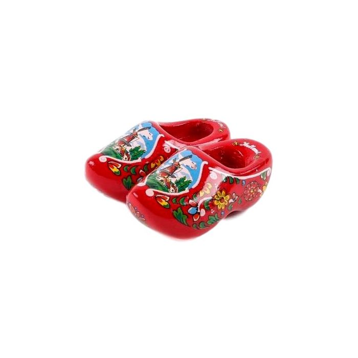 Clog Magnet Red, Double 5 cm