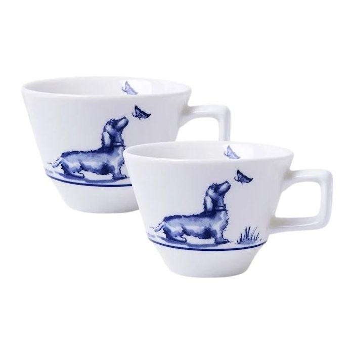 Espresso Kopjes Teckel (set van 2)