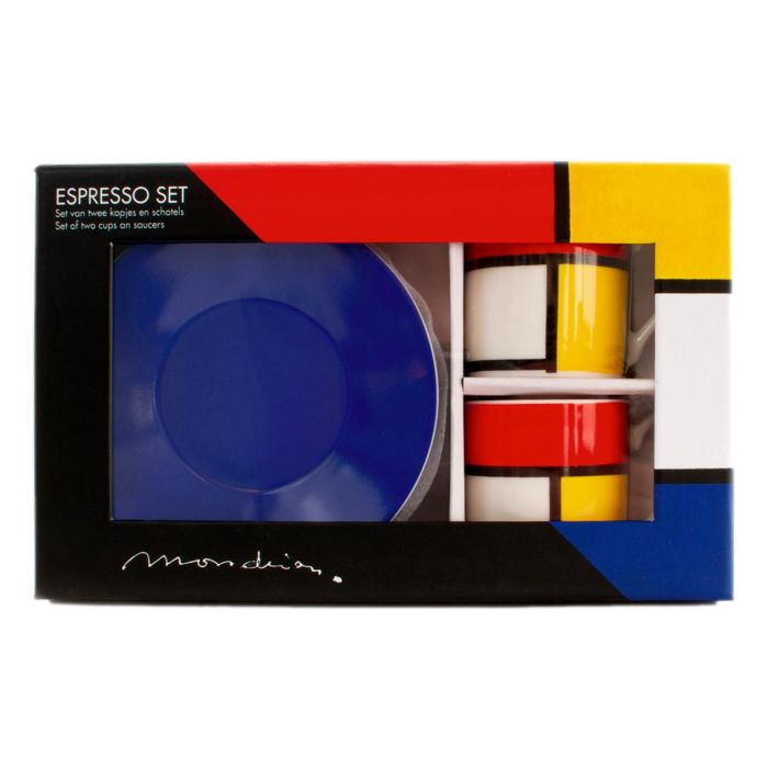 Espresso set "Mondriaan" 