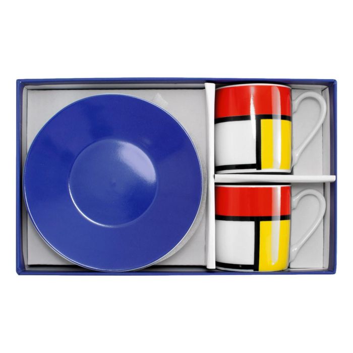 Espresso set "Mondriaan" 