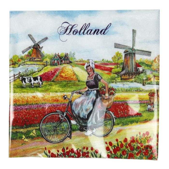 Paper napkins Woman in Dutch Costume
