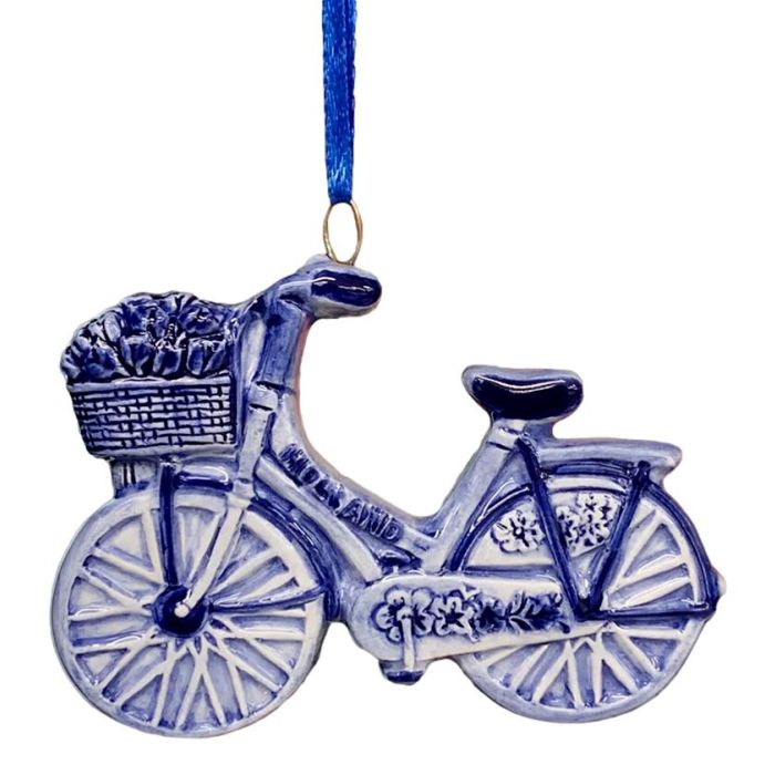 Christmas hanger Bicycle on a ribbon