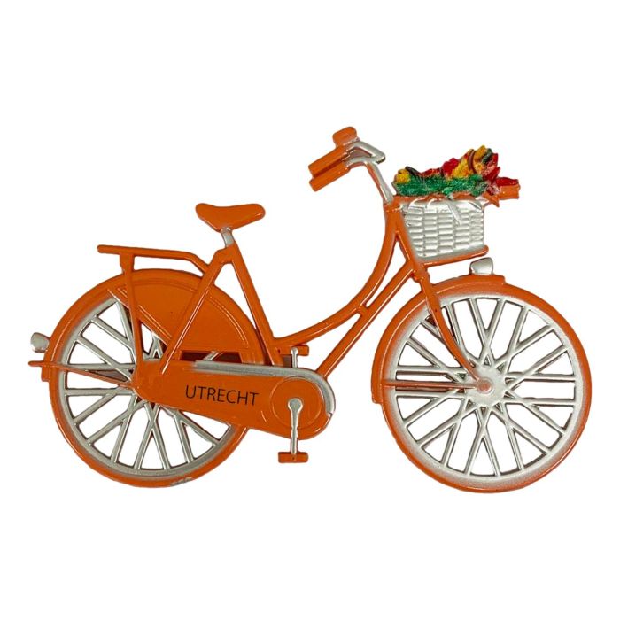 Bicycle Magnet Utrecht – Orange - Metal