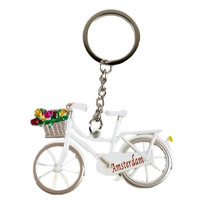 Keychain "White Bike" - Holland