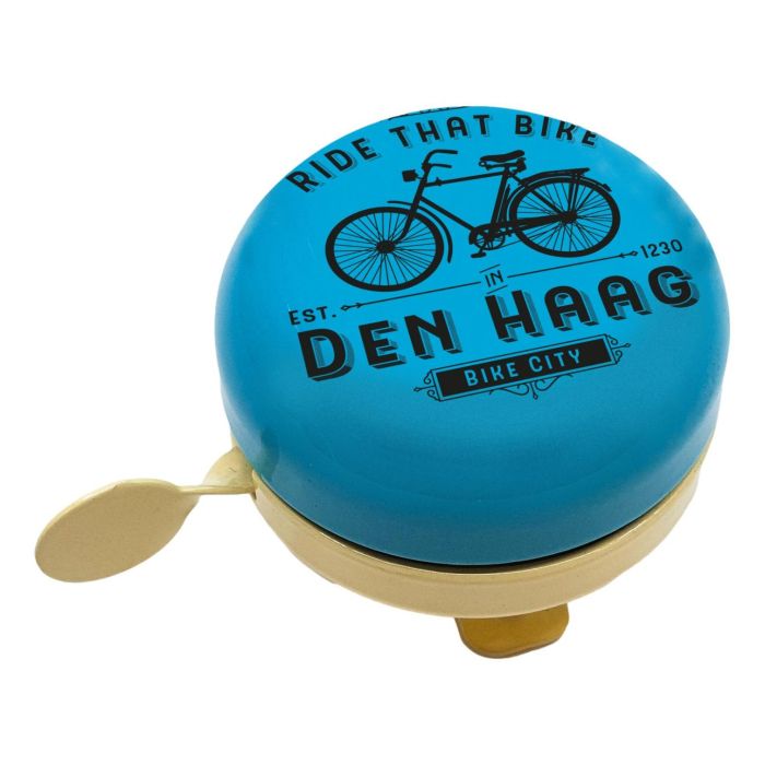 Fietsbel "Den Haag Blauw", 6 cm 