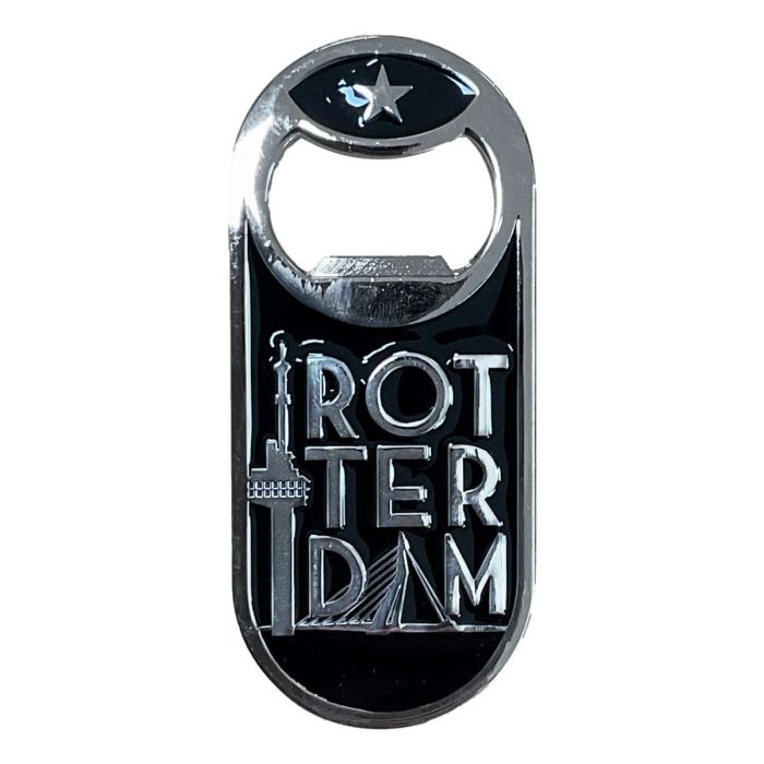 Bottle opener Rotterdam Black