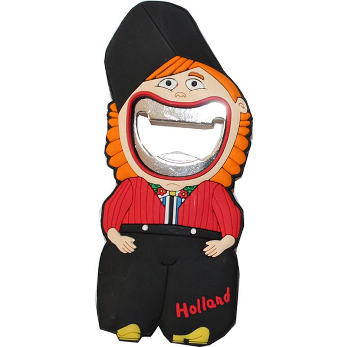 Bottle opener / memo magnet mr. Volendam