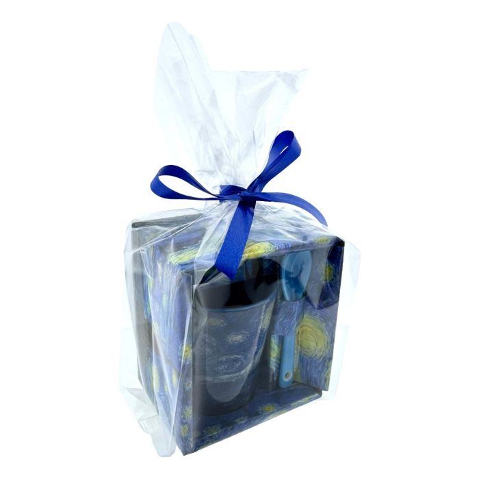 Mok Sterrennacht + Lepel Cadeauverpakking 75ml - Vincent Van Gogh