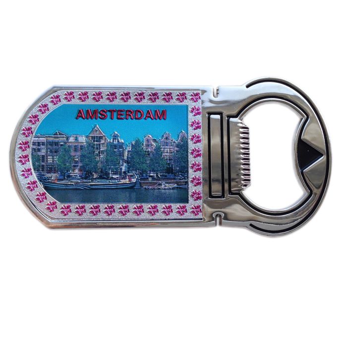 Flesopener Amsterdam Grachtenhuizen
