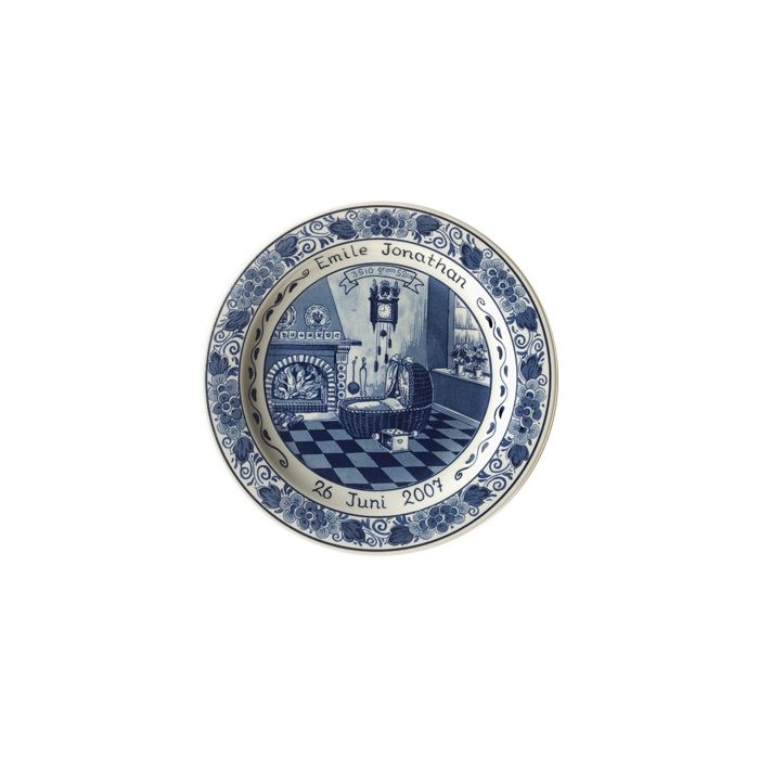 Geboortebordje Delfts blauw 2