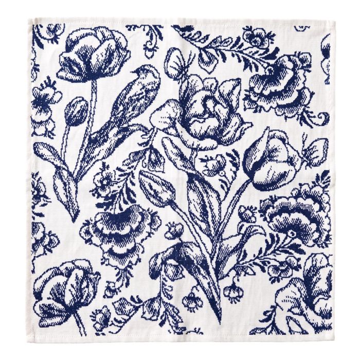 Cadeauset Theedoek en Keukendoek Blauwe Tulp