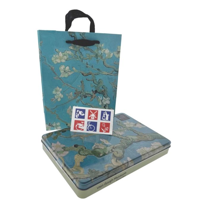 Chocolate Tin Gift Wrap Almond Blossom
