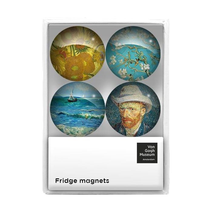 Box of Glass Magnets "Van Gogh Highlights"