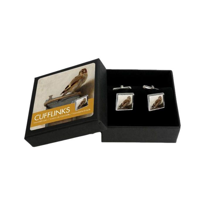 Cufflinks - The Goldfinch (Carel Fabritius)