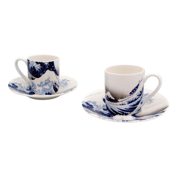 Espresso set, Hokusai, De Grote Golf