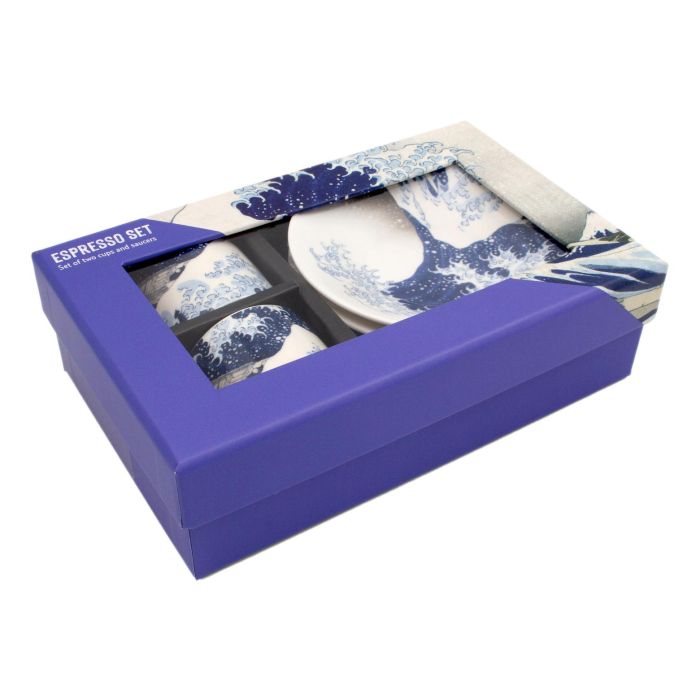 Espresso set, Hokusai, De Grote Golf