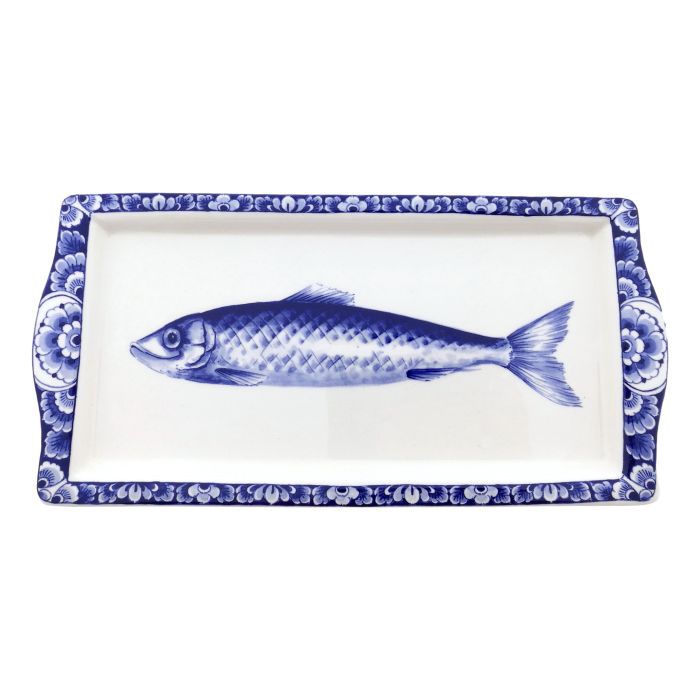 Haringschaal , Delfts Blauw, Keramiek, 29 cm