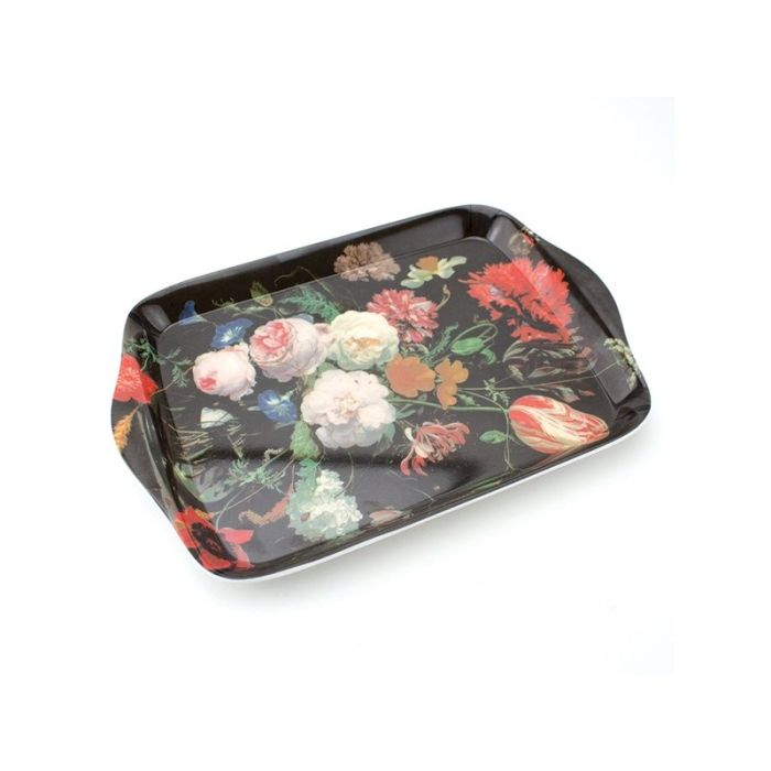 Tray with Flowers, De Heem