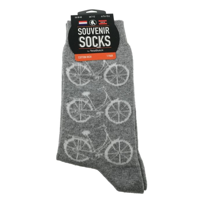 Men's socks "Gray Bicycle" 40/46