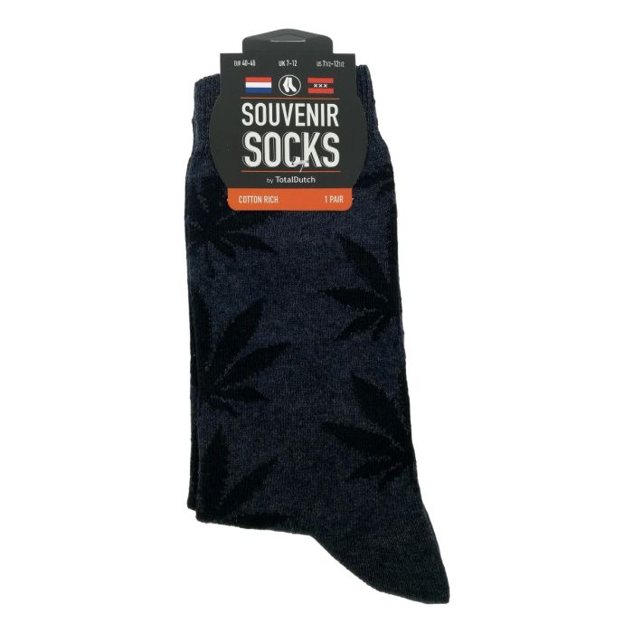Men's socks "Weed Navy / Black"