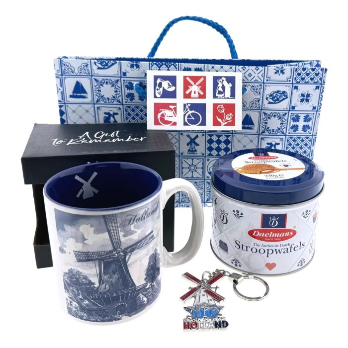 Hollands Geschenk "Molen" Tegeltas